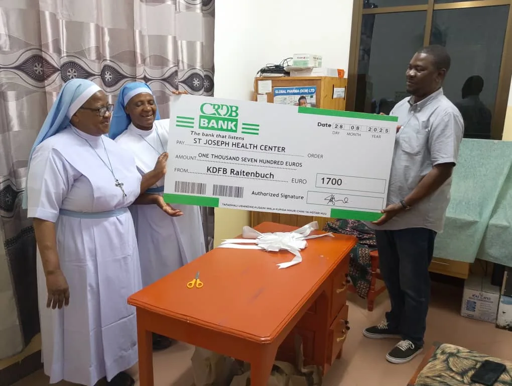 Donor contribution presented to the health centre
